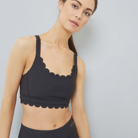 Liveli Scallop Hem Sports Bra